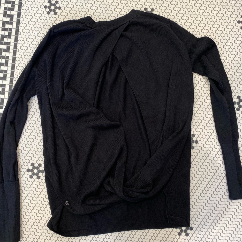 Lululemon Bring It Backbend Open Back Sweater S X… - image 6